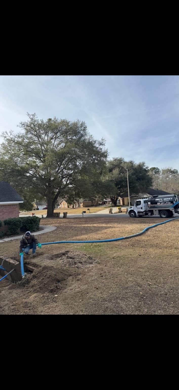 Dirty Money Septic Service job 1